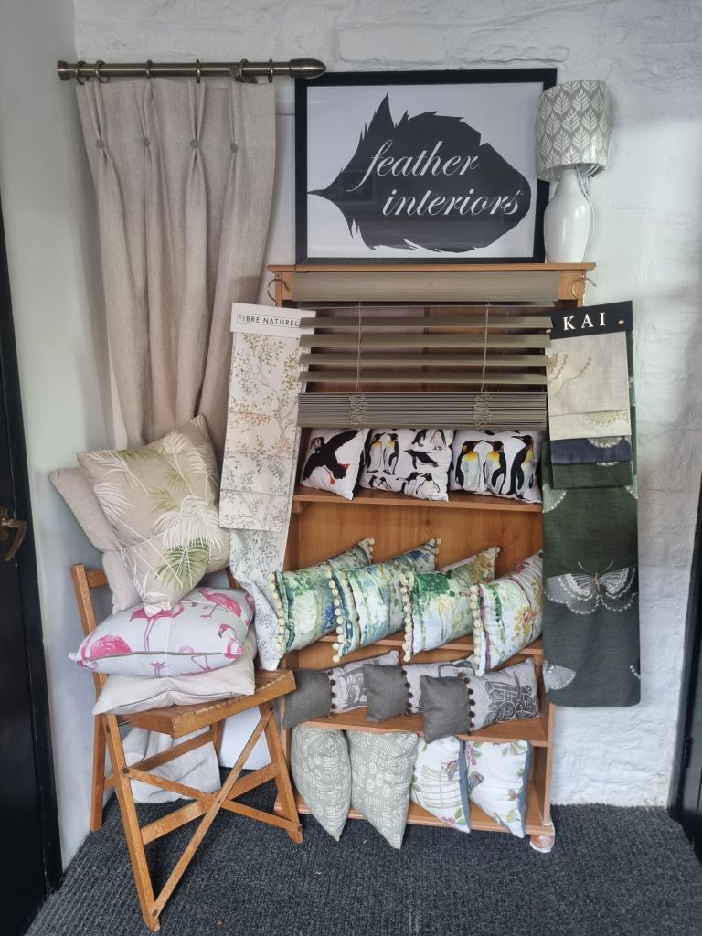 Image Showing the entrance of Feather Interiors showroom